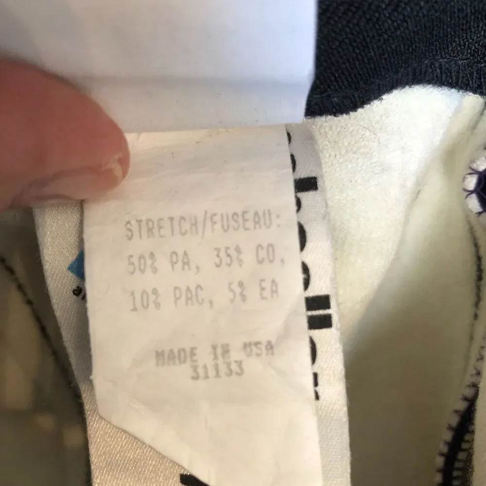 Schoeller Nils Classic Purple High Waist Fleece‎ Lined Stirrup Ski Pants Sz 10R - Picture 6 of 15
